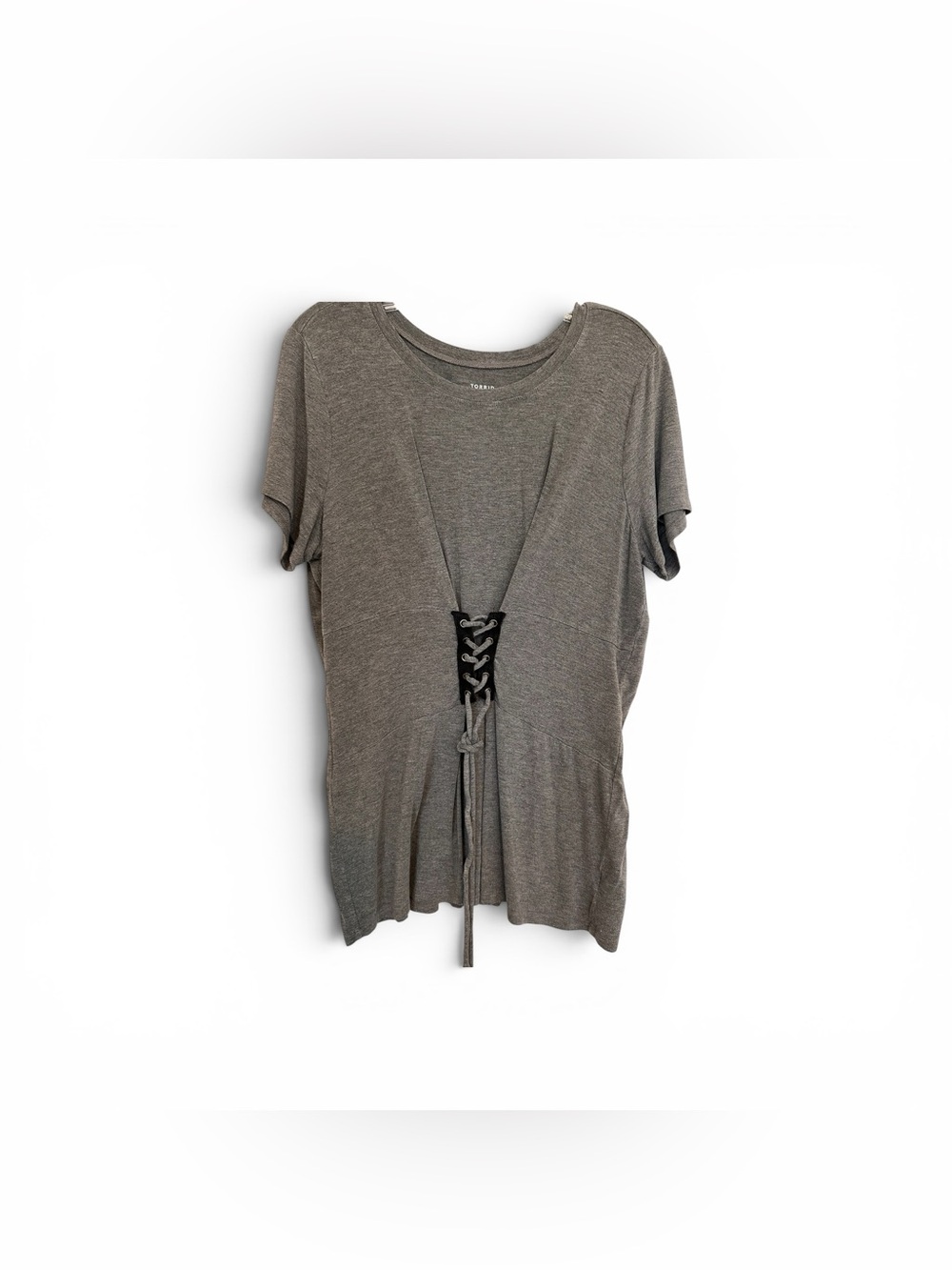 Torrid Super Soft Knits Lace-Up Front Top